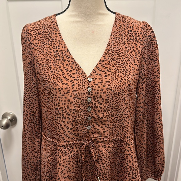 Mystree Leopard Print Dress NWT 🐆 - Picture 2 of 6